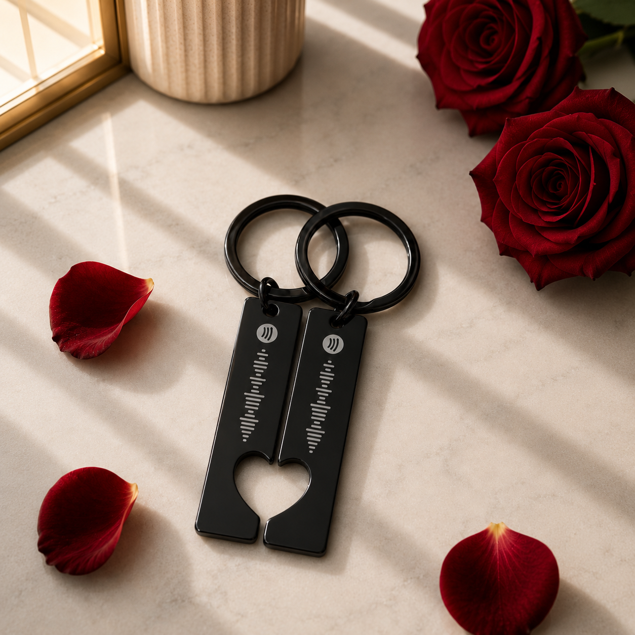 The Song Of Us | Scannable Spotify Code Keychains