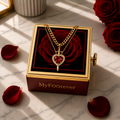 Heart & Sword Pendant Necklace