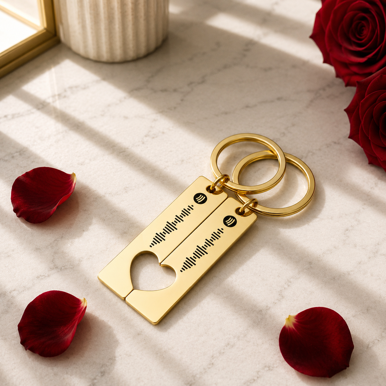 The Song Of Us | Scannable Spotify Code Keychains